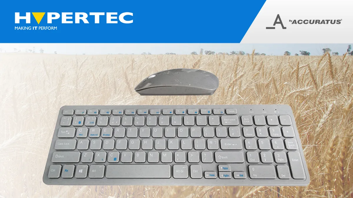 Be Greener with Fully Biodegradable Keyboards and Mice