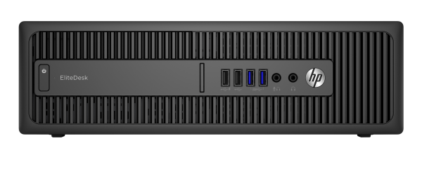 HP EliteDesk 800 G2 Intel® Core™ i7 i7-6700 8 GB DDR4-SDRAM 256 GB SSD Windows 7 Professional SFF PC Black