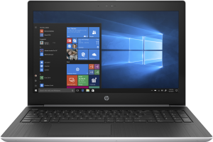 HP ProBook 455 G5 AMD A10 A10-9620P Laptop 39.6 cm (15.6″) Full HD 8 GB DDR4-SDRAM 256 GB SSD Wi-Fi 5 (802.11ac) Windows 10 Pro Black, Silver