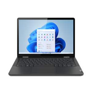 Lenovo Yoga 13w AMD Ryzen™ 5 5625U Hybrid (2-in-1) 33.8 cm (13.3″) Touchscreen WUXGA 8 GB DDR4-SDRAM 256 GB SSD Wi-Fi 6 (802.11ax) Windows 11 Pro UK International Black