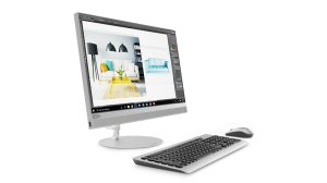Lenovo IdeaCentre 520 Intel® Core™ i3 i3-7020U 60.5 cm (23.8″) 1920 x 1080 pixels All-in-One PC 4 GB DDR4-SDRAM 1 TB HDD Windows 10 Home Wi-Fi 5 (802.11ac) Silver