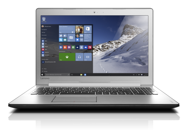 Lenovo IdeaPad 510 Intel® Core™ i3 i3-6100U Laptop 39.6 cm (15.6") Full HD 4 GB DDR4-SDRAM 1 TB HDD Windows 10 Home Black, Silver