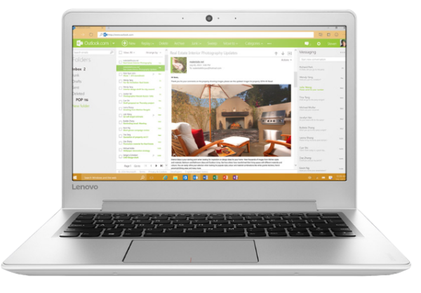 Lenovo IdeaPad 510S 13 Intel® Core™ i5 i5-7200U Laptop 33.8 cm (13.3") Full HD 8 GB DDR4-SDRAM 1 TB HDD Windows 10 Home White