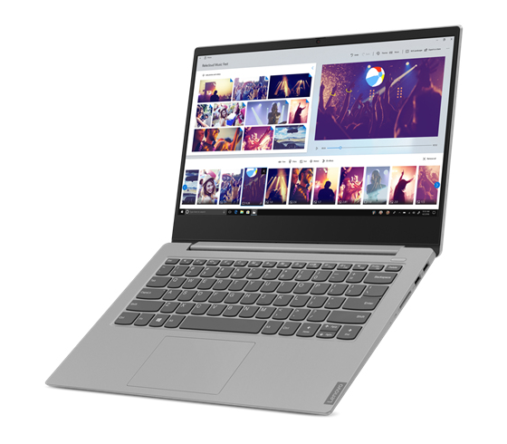 Lenovo IdeaPad S340 Intel® Pentium® Gold 5405U Laptop 35.6 cm (14") Full HD 4 GB DDR4-SDRAM 128 GB SSD Wi-Fi 5 (802.11ac) Windows 10 S UK English Grey