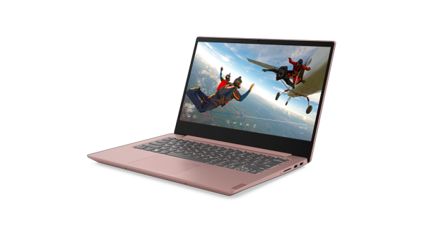 Lenovo IdeaPad S340 Intel® Pentium® Gold 5405U Laptop 35.6 cm (14") Full HD 4 GB DDR4-SDRAM 128 GB SSD Wi-Fi 5 (802.11ac) Windows 10 S UK English Pink gold