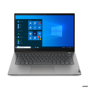 Lenovo ThinkBook 14 G2 ARE AMD Ryzen™ 3 4300U Laptop 35.6 cm (14″) Full HD 8 GB DDR4-SDRAM 256 GB SSD Wi-Fi 6 (802.11ax) Windows 10 Pro UK English Grey