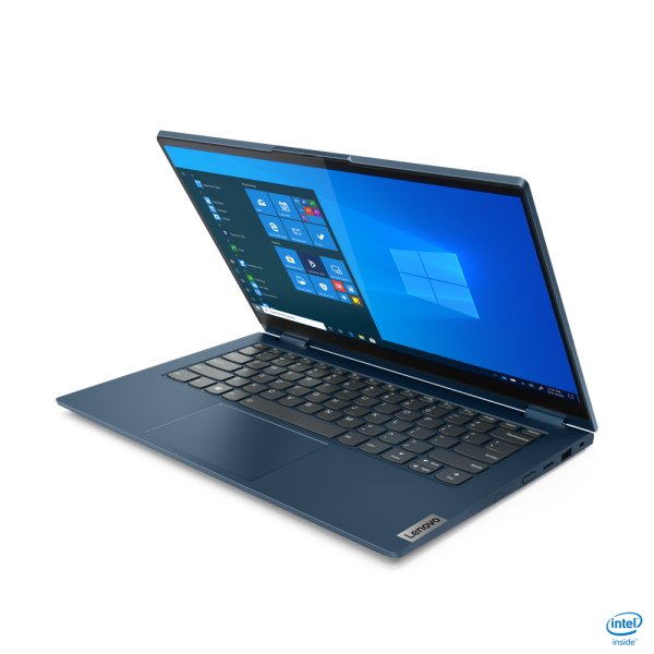 Lenovo ThinkBook 14s Yoga ITL Intel® Core™ i5 i5-1135G7 Hybrid (2-in-1) 35.6 cm (14") Touchscreen Full HD 8 GB DDR4-SDRAM 256 GB SSD Wi-Fi 6 (802.11ax) Windows 10 Pro UK English Blue