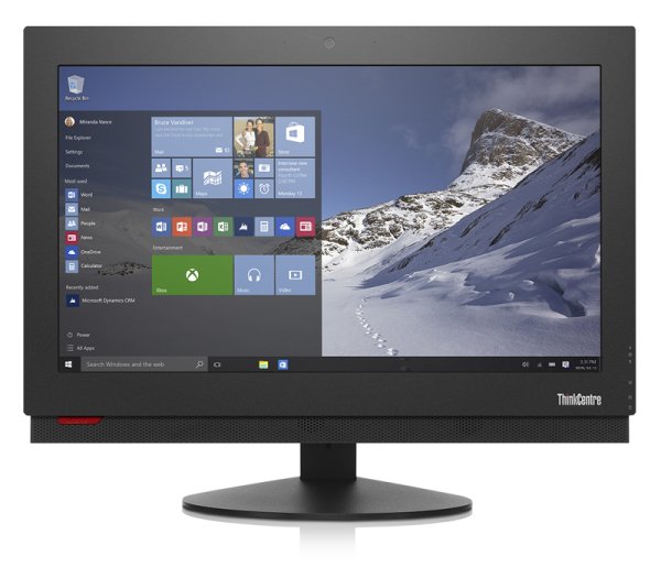 Lenovo ThinkCentre M700z Intel® Core™ i3 i3-6100T 50.8 cm (20") 1600 x 900 pixels All-in-One PC 4 GB DDR4-SDRAM 500 GB HDD Windows 10 Pro Wi-Fi 5 (802.11ac) Black