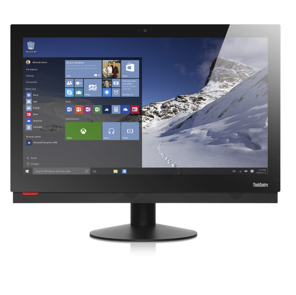 Lenovo ThinkCentre M900z Intel® Core™ i5 i5-6500 60.5 cm (23.8") 1920 x 1080 pixels Touchscreen All-in-One PC 4 GB DDR4-SDRAM 500 GB Hybrid-HDD Windows 10 Pro Wi-Fi 5 (802.11ac) Black