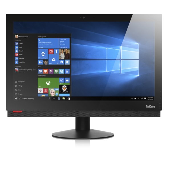Lenovo ThinkCentre M910z Intel® Core™ i5 i5-7500 60.5 cm (23.8") 1920 x 1080 pixels All-in-One PC 8 GB DDR4-SDRAM 256 GB SSD Windows 10 Pro Wi-Fi 5 (802.11ac) Black