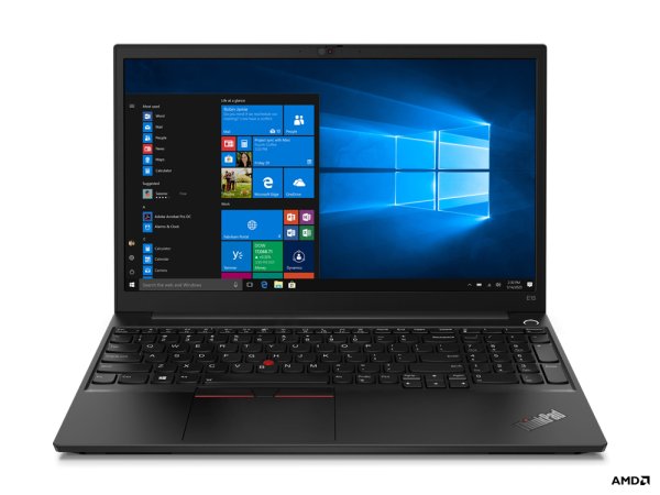 Lenovo ThinkPad E15 Gen 2 (AMD) AMD Ryzen™ 3 4300U Laptop 39.6 cm (15.6") Full HD 8 GB DDR4-SDRAM 256 GB SSD Wi-Fi 6 (802.11ax) Windows 10 Pro UK English Black