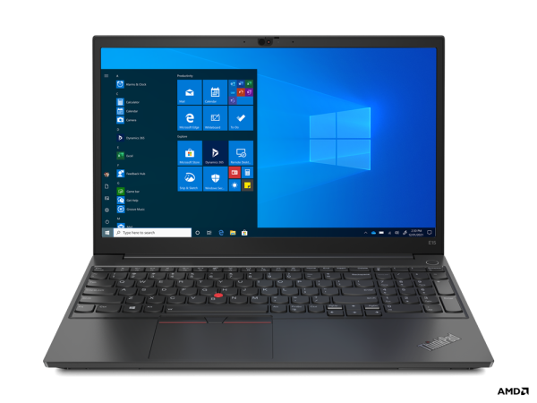 Lenovo ThinkPad E15 Gen 3 (AMD) AMD Ryzen™ 5 5500U Laptop 39.6 cm (15.6") Full HD 8 GB DDR4-SDRAM 256 GB SSD Wi-Fi 6 (802.11ax) Windows 11 Pro English Black