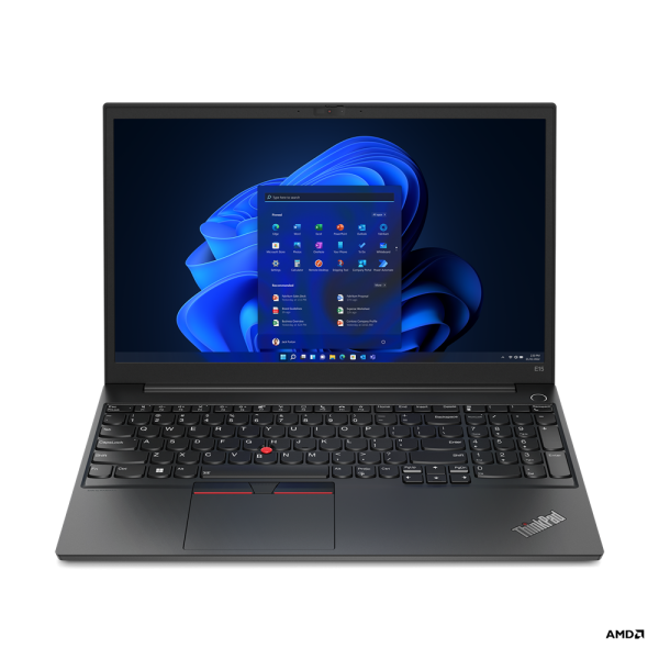 Lenovo ThinkPad E15 Gen 4 (AMD) AMD Ryzen™ 5 5625U Laptop 39.6 cm (15.6") Full HD 8 GB DDR4-SDRAM 256 GB SSD Wi-Fi 6 (802.11ax) Windows 11 Pro English Black