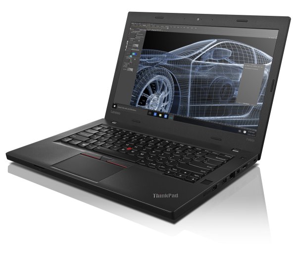 Lenovo ThinkPad T460p Laptop 35.6 cm (14") 32 GB DDR4-SDRAM 240 GB SSD Windows 10 Pro Black