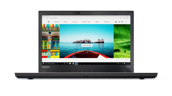 Lenovo ThinkPad T470 Laptop 35.6 cm (14") 8 GB DDR4-SDRAM 256 GB SSD Wi-Fi 5 (802.11ac) Windows 10 Pro Black