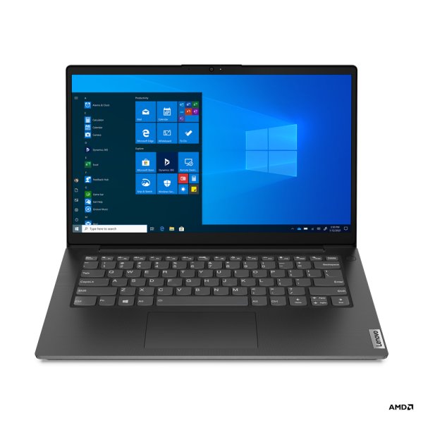 Lenovo V14 G2 ALC AMD Ryzen™ 5 5500U Laptop 35.6 cm (14") Full HD 8 GB DDR4-SDRAM 256 GB SSD Wi-Fi 5 (802.11ac) Windows 11 Pro English Black