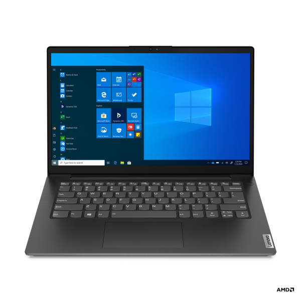 Lenovo V14 G2 ALC AMD Ryzen™ 7 5700U Laptop 35.6 cm (14") Full HD 8 GB DDR4-SDRAM 512 GB SSD Wi-Fi 5 (802.11ac) Windows 11 Pro UK English Black