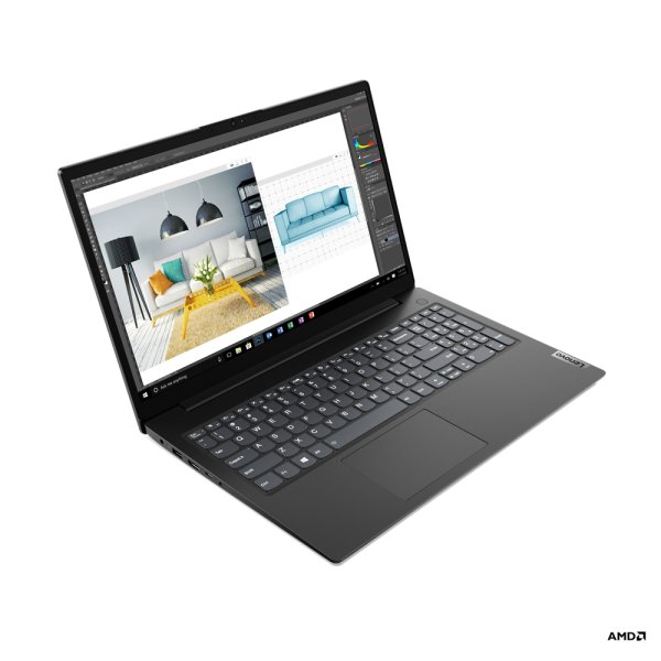 Lenovo V15 G2 ALC AMD Ryzen™ 7 5700U Laptop 39.6 cm (15.6") Full HD 8 GB DDR4-SDRAM 256 GB SSD Wi-Fi 5 (802.11ac) Windows 10 Pro English Black