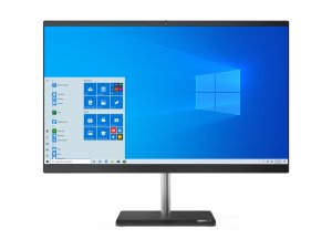 Lenovo V50a Intel® Core™ i5 i5-10400T 60.5 cm (23.8″) 1920 x 1080 pixels Touchscreen All-in-One PC 8 GB DDR4-SDRAM 256 GB SSD Windows 10 Pro Wi-Fi 5 (802.11ac) Black, Silver