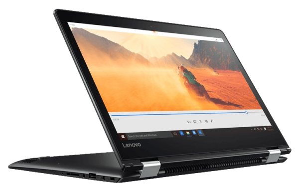 Lenovo Yoga 510 Intel® Core™ i3 i3-6006U Hybrid (2-in-1) 35.6 cm (14") Touchscreen HD 8 GB DDR4-SDRAM 1 TB HDD Windows 10 Home Black