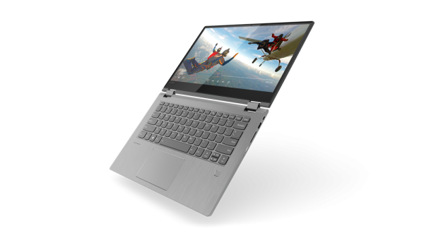 Lenovo Yoga 530-14IKB Intel® Pentium® Gold 4415U Hybrid (2-in-1) 35.6 cm (14") Touchscreen HD 4 GB DDR4-SDRAM 128 GB SSD Wi-Fi 5 (802.11ac) Windows 10 Home UK English Grey