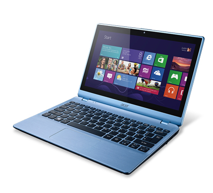 Acer Aspire 132P-10194G50nbb Intel® Celeron® 1019Y Laptop 29.5 cm (11.6") Touchscreen 4 GB DDR3-SDRAM 500 GB HDD Windows 8.1 Blue