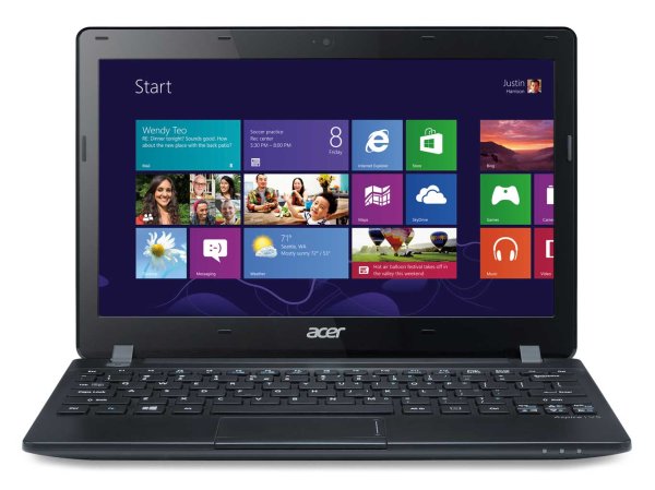 Acer Aspire 123-12102G32nkk AMD E E1-2100 Laptop 29.5 cm (11.6") HD 2 GB DDR3-SDRAM 320 GB HDD Windows 8 Black