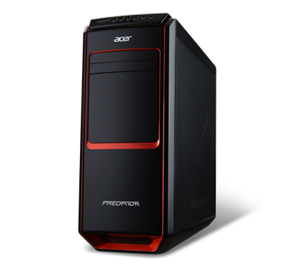 Acer Predator G3-605 Intel® Core™ i7 i7-4770 16 GB DDR3-SDRAM 2.12 TB HDD+SSD NVIDIA® GeForce® GTX 760 Windows 8 PC Black, Orange