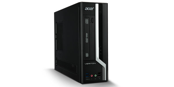 Acer Veriton X4630G Intel® Core™ i5 i5-4460 4 GB DDR3-SDRAM 128 GB SSD Windows 7 Professional PC Black
