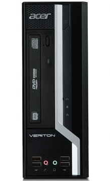 Acer Veriton X 2630G Intel® Core™ i3 i3-4130 4 GB DDR3-SDRAM 500 GB HDD Windows 7 Professional SFF PC Black
