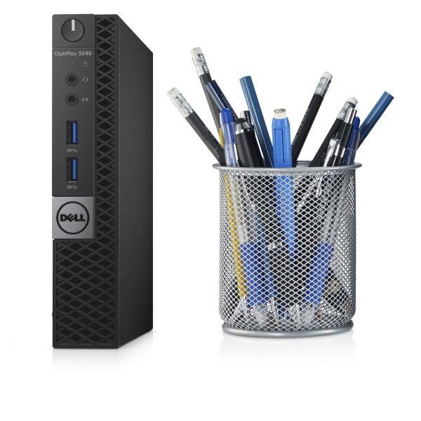 DELL OptiPlex 3040 Intel® Core™ i3 i3-6100T 4 GB DDR3L-SDRAM 500 GB HDD Windows 7 Professional Mini PC Black