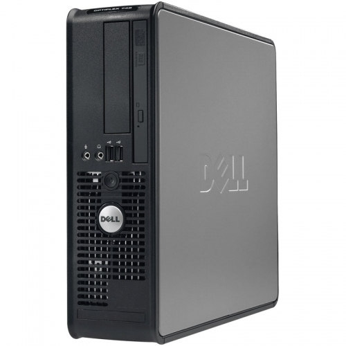 DELL OptiPlex 760 Intel® Core™2 Duo E7500 2 GB DDR2-SDRAM 80 GB HDD Windows Vista Business SFF PC Black