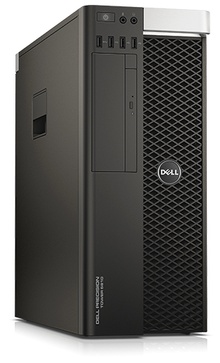 DELL Precision 5810 Intel Xeon E5 v3 E5-1620V3 8 GB DDR4-SDRAM 500 GB HDD Windows 7 Professional Tower Workstation Black