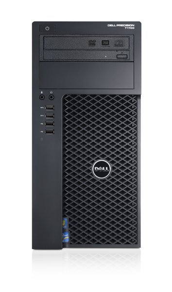 DELL Precision T1700 MT Intel® Xeon® E3 V3 Family E3-1245V3 16 GB DDR3-SDRAM 500 GB HDD AMD FirePro W5000 Windows 7 Professional Mini Tower Workstation Black