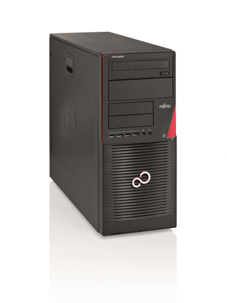 Fujitsu CELSIUS W530 Intel® Xeon® E3 V2 Family E3-1225V2 8 GB DDR3-SDRAM 1 TB HDD AMD FirePro V4900 Windows 7 Professional Tower Workstation Black