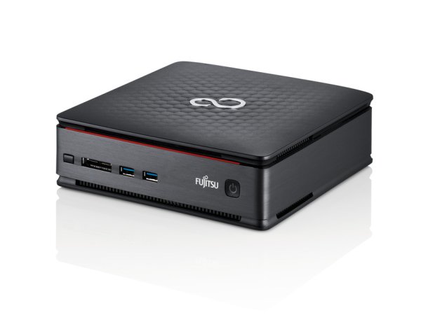 Fujitsu ESPRIMO Q520 Intel® Core™ i3 i3-4170T 4 GB DDR3-SDRAM 128 GB SSD Windows 7 Professional Mini PC Black