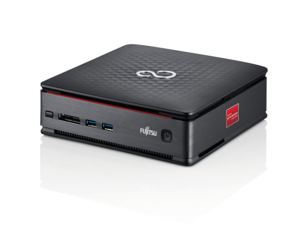 Fujitsu ESPRIMO Q920 Intel® Core™ i5 i5-4590T 4 GB DDR3-SDRAM 500 GB Hybrid-HDD Windows 7 Professional Mini PC Black
