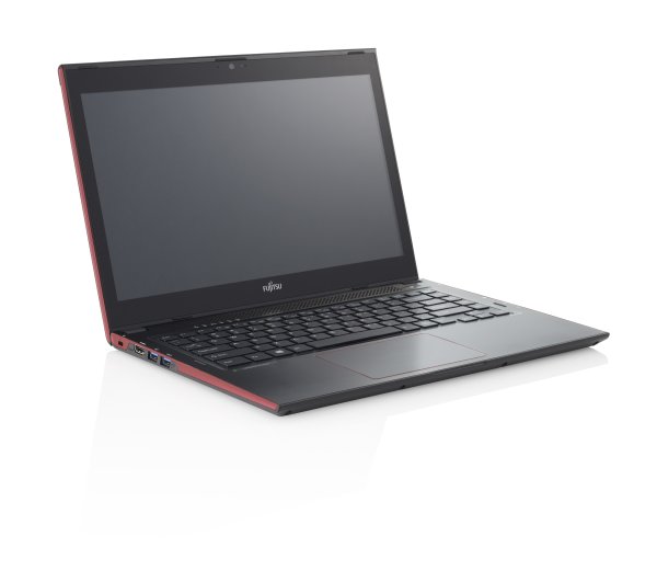 Fujitsu LIFEBOOK U574 Intel® Core™ i5 i5-4200U Laptop 33.8 cm (13.3") Touchscreen HD 4 GB DDR3-SDRAM 128 GB SSD Windows 8.1 Black, Red