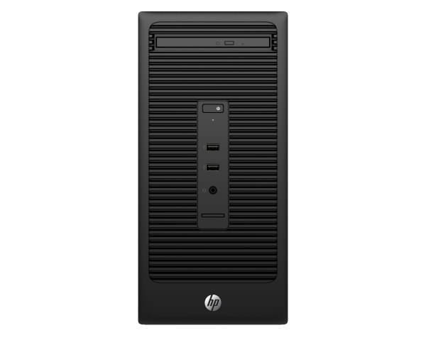 HP 285 G2 MT AMD A4 A4-5300B 4 GB DDR3L-SDRAM 500 GB HDD Windows 7 Professional Micro Tower PC Black