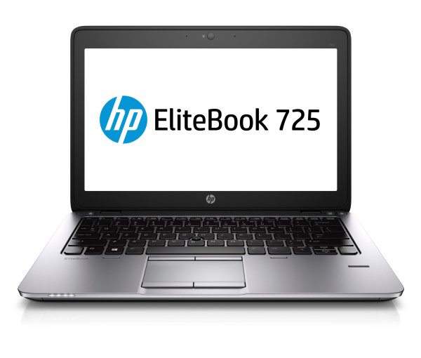 HP EliteBook 725 G2 AMD A10 A10-7350B Laptop 31.8 cm (12.5") HD 4 GB DDR3L-SDRAM 500 GB HDD Wi-Fi 4 (802.11n) Windows 7 Professional Black, Silver