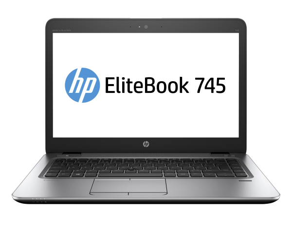 HP EliteBook 745 G3 AMD PRO A12 PRO A12-8800B Laptop 35.6 cm (14") Full HD 8 GB DDR3L-SDRAM 256 GB SSD Wi-Fi 5 (802.11ac) Windows 7 Professional Black, Silver