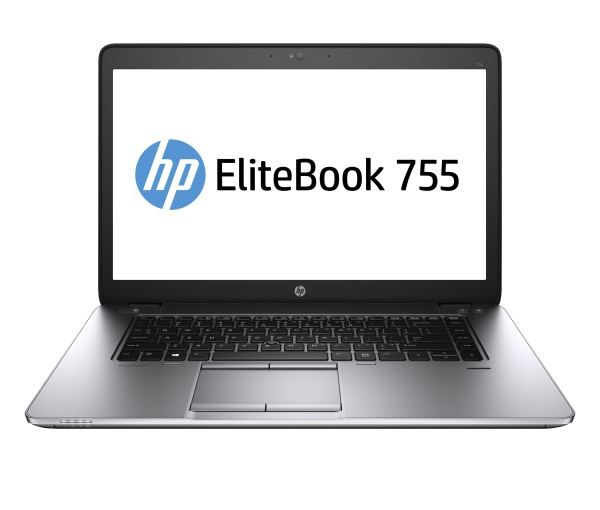 HP EliteBook 755 G2 AMD A10 A10-7350B Laptop 39.6 cm (15.6") Full HD 4 GB DDR3L-SDRAM 500 GB HDD Wi-Fi 4 (802.11n) Windows 7 Professional Black, Silver