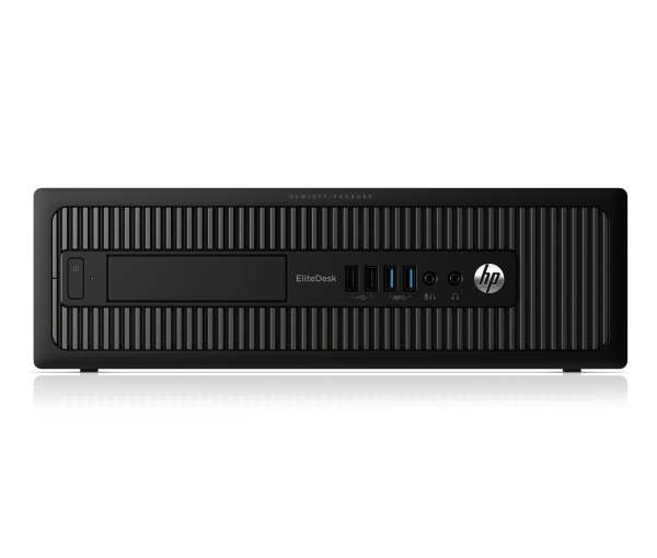 HP EliteDesk PC 800 G1 con factor de forma reducido (ENERGY STAR) Intel® Core™ i5 i5-4670 4 GB DDR3-SDRAM 500 GB HDD Windows 7 Professional SFF Black