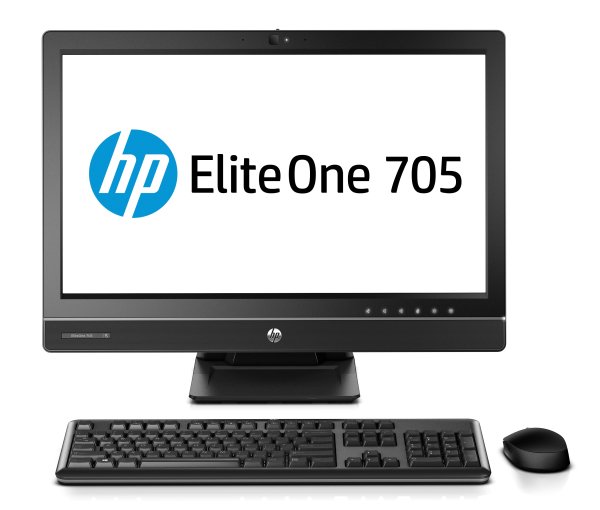 HP EliteOne 705 G1 AMD PRO A10 PRO A10-7800B 58.4 cm (23") 1920 x 1080 pixels All-in-One PC 4 GB DDR3-SDRAM 500 GB HDD Windows 7 Professional Black