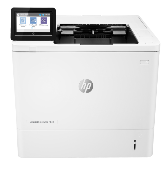 HP LaserJet Enterprise M612dn Black and white Printer, Ethernet Only; Duplex