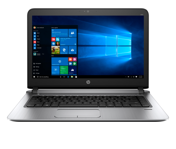 HP ProBook 440 G3 Intel® Core™ i5 i5-6200U Laptop 35.6 cm (14") HD 4 GB DDR3L-SDRAM 256 GB SSD Windows 7 Professional Black, Silver