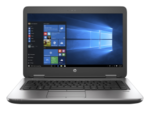 HP ProBook 645 G2 AMD A10 PRO A10-8700B Laptop 35.6 cm (14″) HD 4 GB DDR3L-SDRAM 128 GB SSD Wi-Fi 5 (802.11ac) Windows 7 Professional Grey