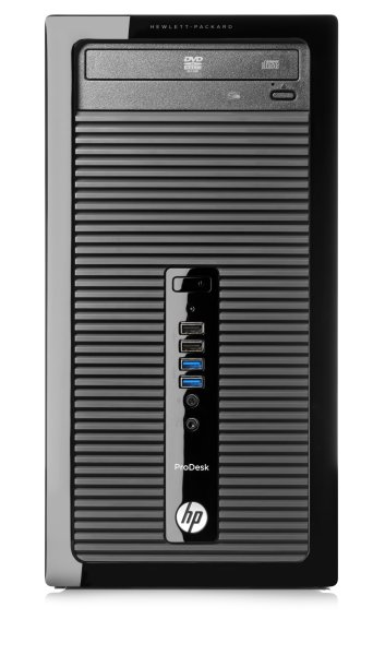 HP ProDesk 400 G1 Intel® Core™ i3 i3-4130 4 GB DDR3-SDRAM 500 GB HDD Windows 7 Professional Micro Tower PC Black