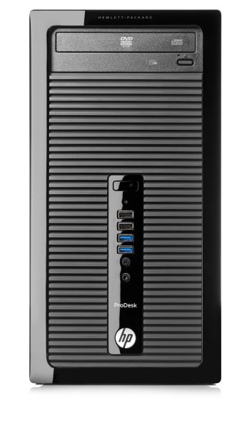 HP ProDesk 400 G1 MT Intel® Core™ i3 i3-4130 4 GB DDR3-SDRAM 500 GB HDD Windows 7 Professional Micro Tower PC Black