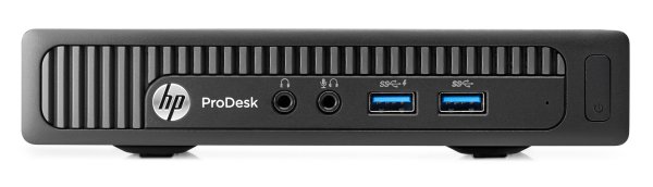 HP ProDesk 400 G1 Intel® Core™ i5 i5-4590T 8 GB DDR3-SDRAM 256 GB SSD Windows 7 Professional Mini PC Black